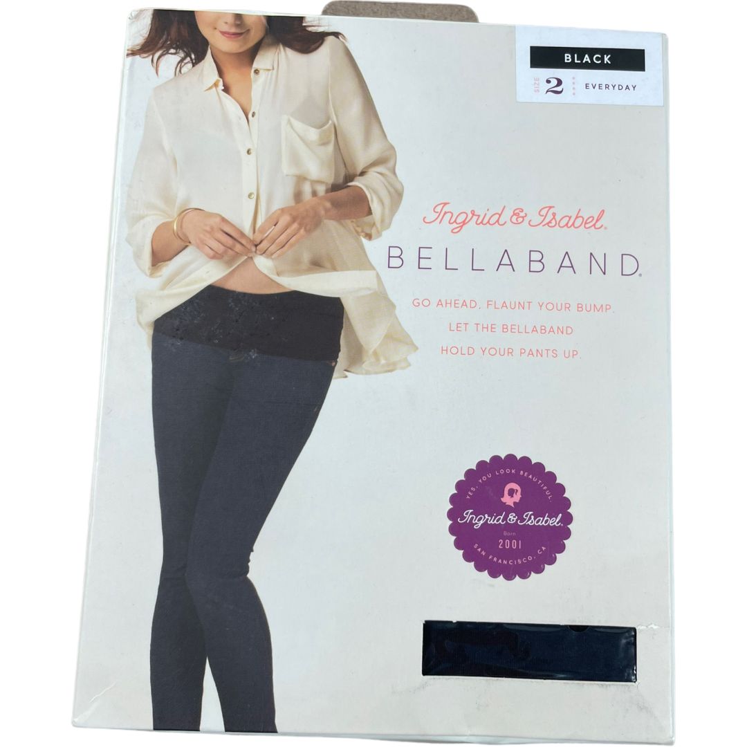 Ingrid & Isabel Black Bellaband NIB (Maternity Medium)