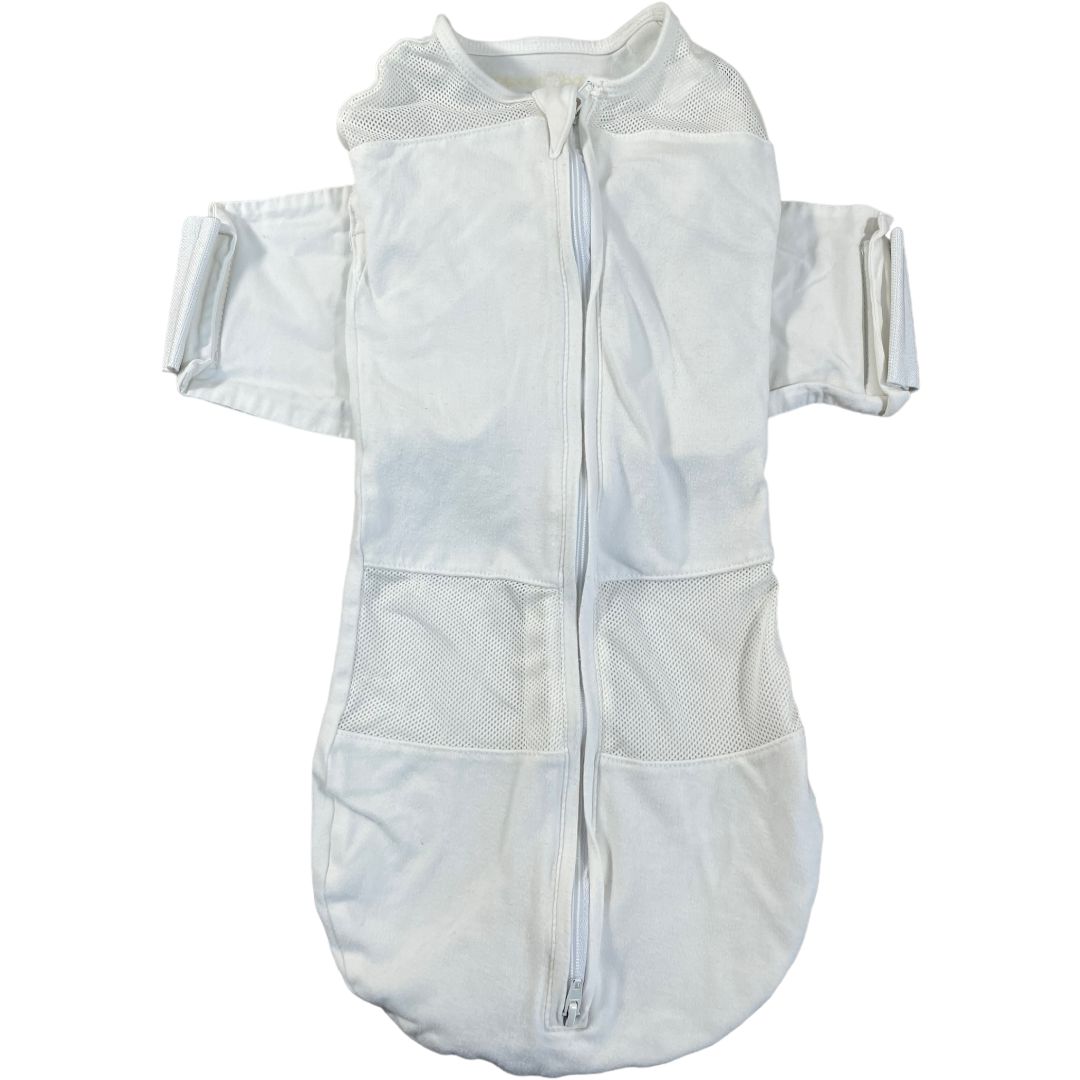 Happiest Baby Cream SNOO Sleep Sack Organic Cotton Baby Swaddle Blanket (0/3M Neutral)