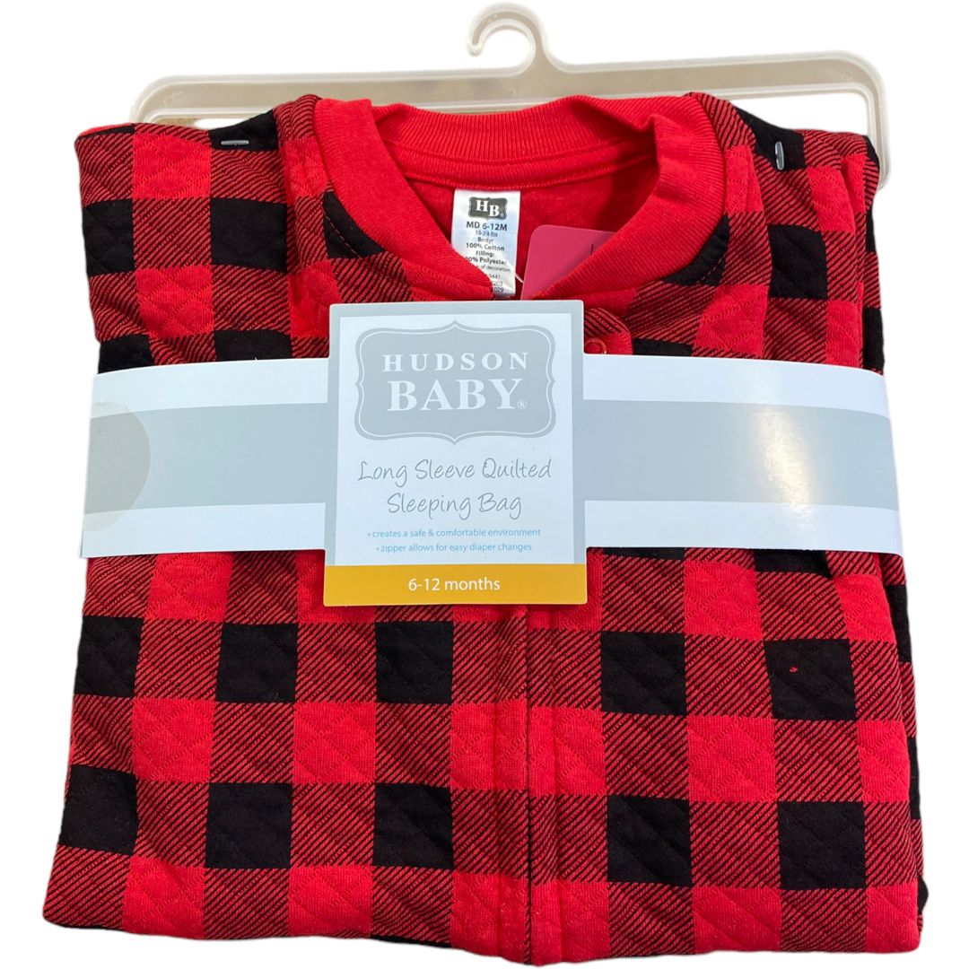 Hudson Baby Red Buffalo Plaid Sleeping Bag NWT (6/12M Neutral)