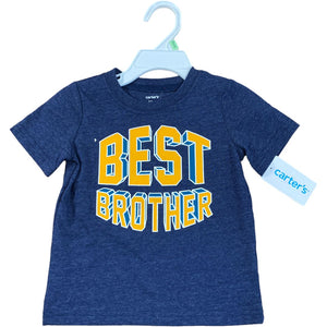 Carter's Navy Best Brother Tee NWT (18M Boys)