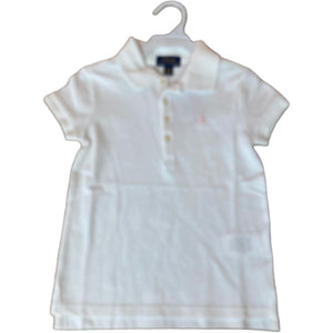 Ralph Lauren White Polo Shirt (6 Girls)