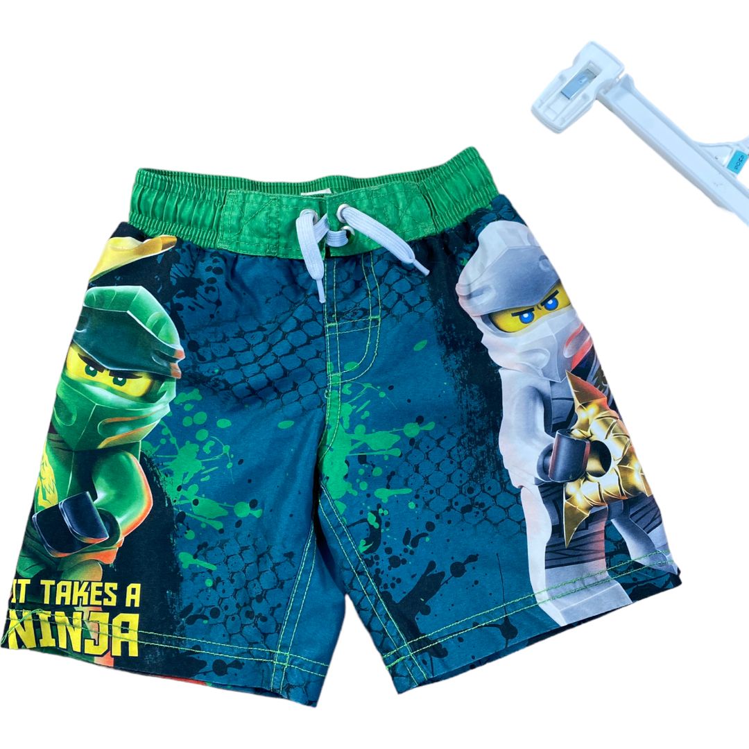 Lego Green Ninjago Swim Turnks (4 Boys)