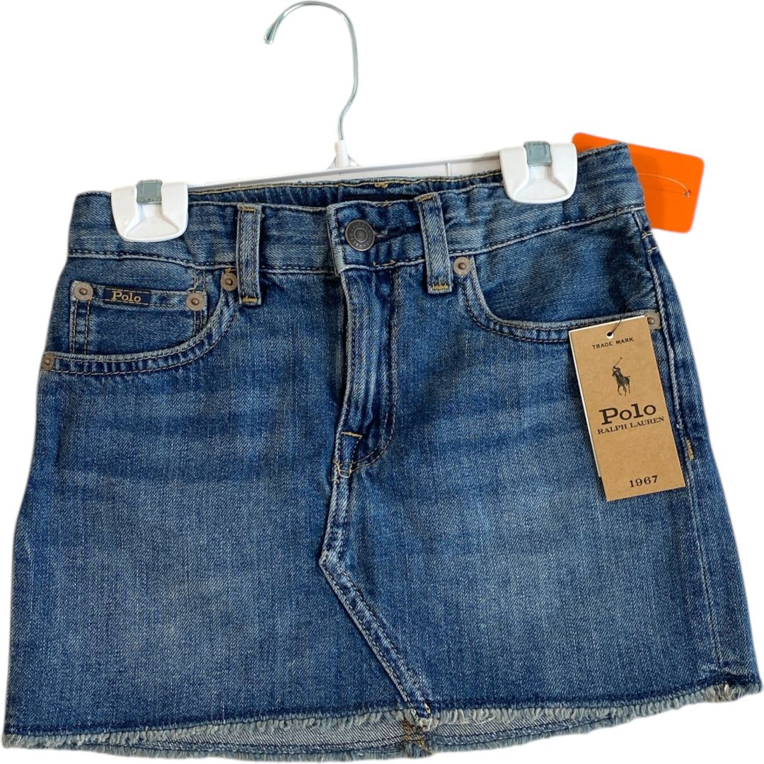 Ralph Lauren Blue Polo Denim Skirt NWT (8 Girls)