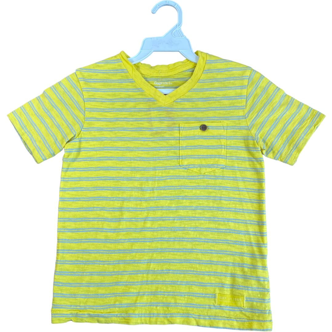 Gap Yellow Stripe Tee (6/7 Boys)