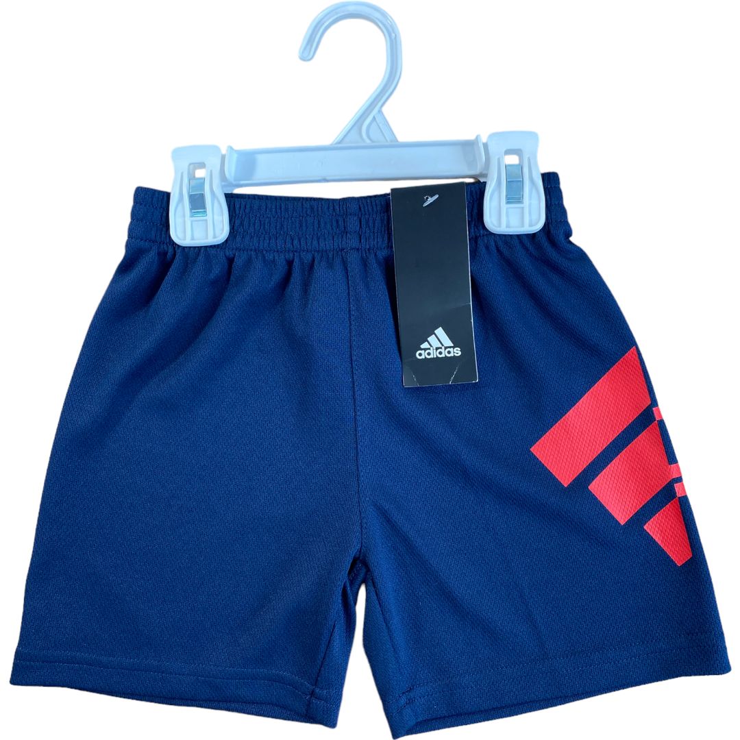 Adidas Navy Athletic Shorts NWT (2T Boys)