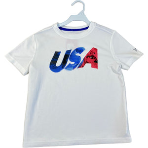 Old Navy White USA Active Tee (6/7 Girls)