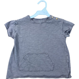 Play Up Taupe Organic Tee (24M Neutral)