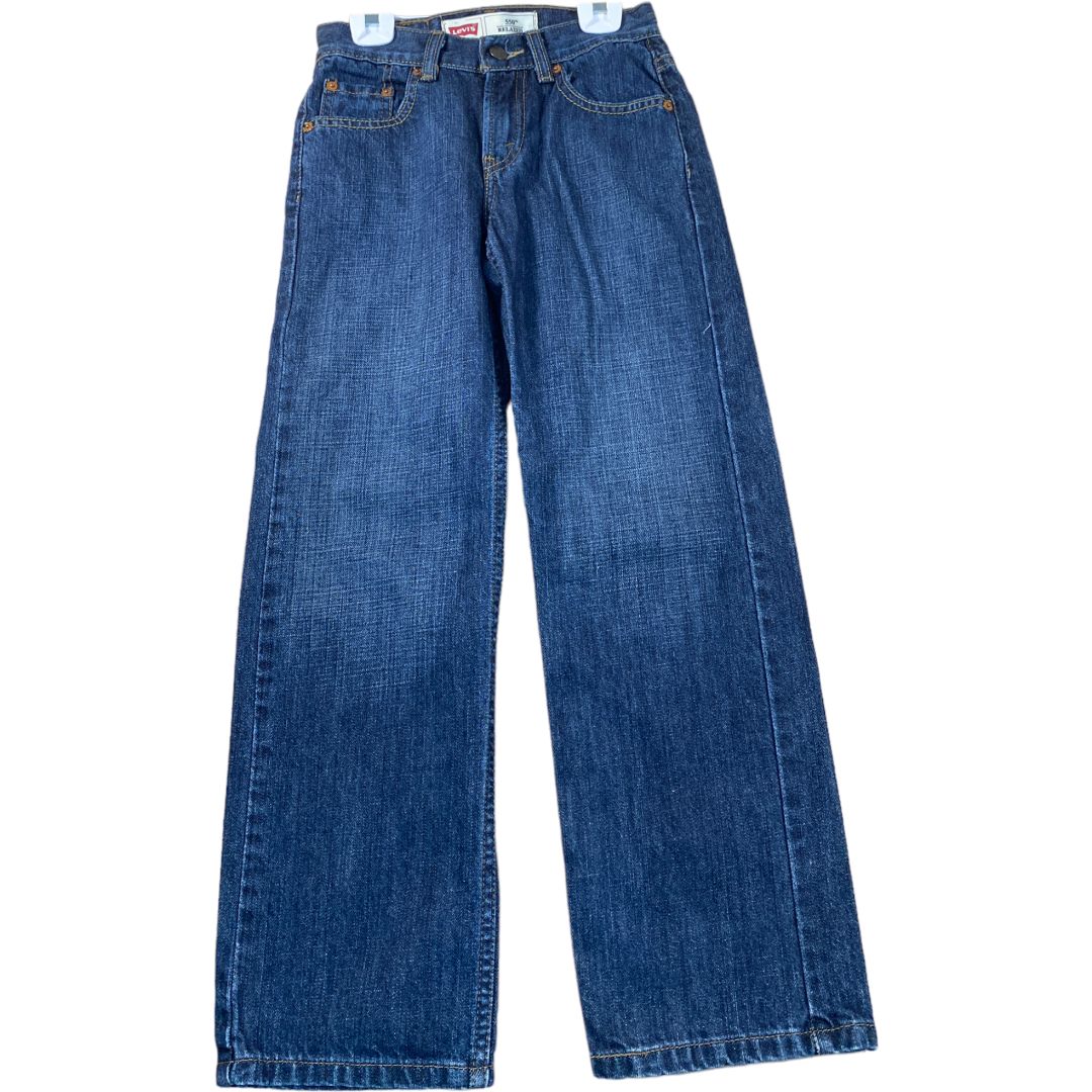 Levi's Blue 550 Relaxed Fit Slim Jeans (10 Boys)