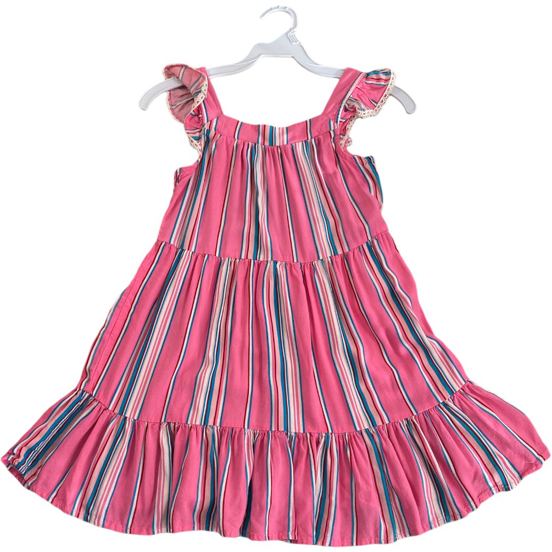 Zunie Pink Stripe Sun Dress (7/8 Girls)