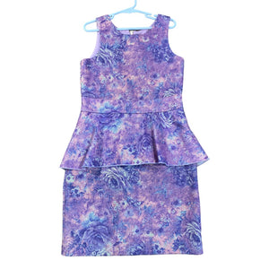 Rumm Purple Floral Dress (8 Girls)