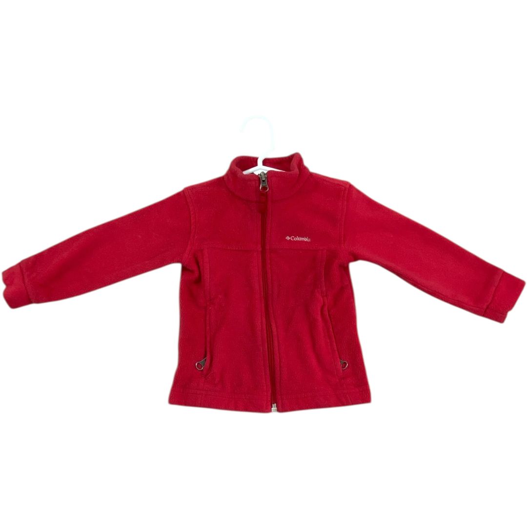 Columbia Red Fleece Jacket (3T Neutral)