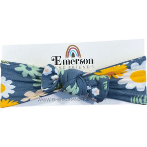 Emerson and Friends Blue Floral Headband NWT (Size 1)