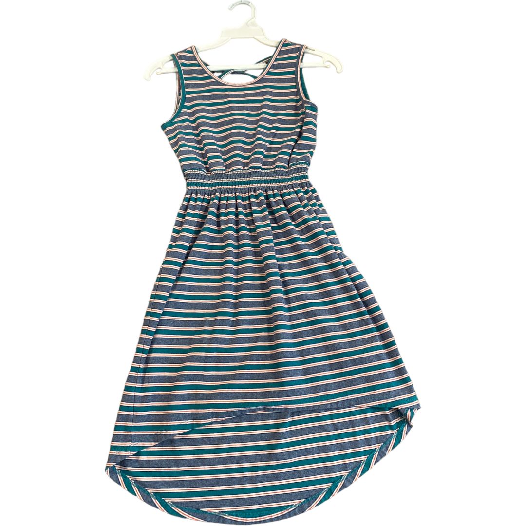 Tea Green Stripe Dress (12 Girls)