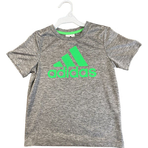 Adidas Grey Active Tee (4T Boys)