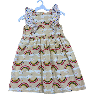 Pink Chicken Cream Happy Rainbow Dress (8 Girls)