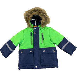 Rothchild Green & Navy Parka NWT (12M Boys)