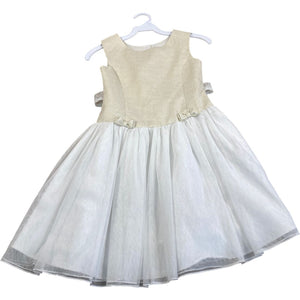 Jona Michelle Gold Tulle Dress (8 Girls)