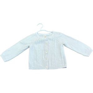 Gymboree Cream Cable Cardigan (12/18M Girls)