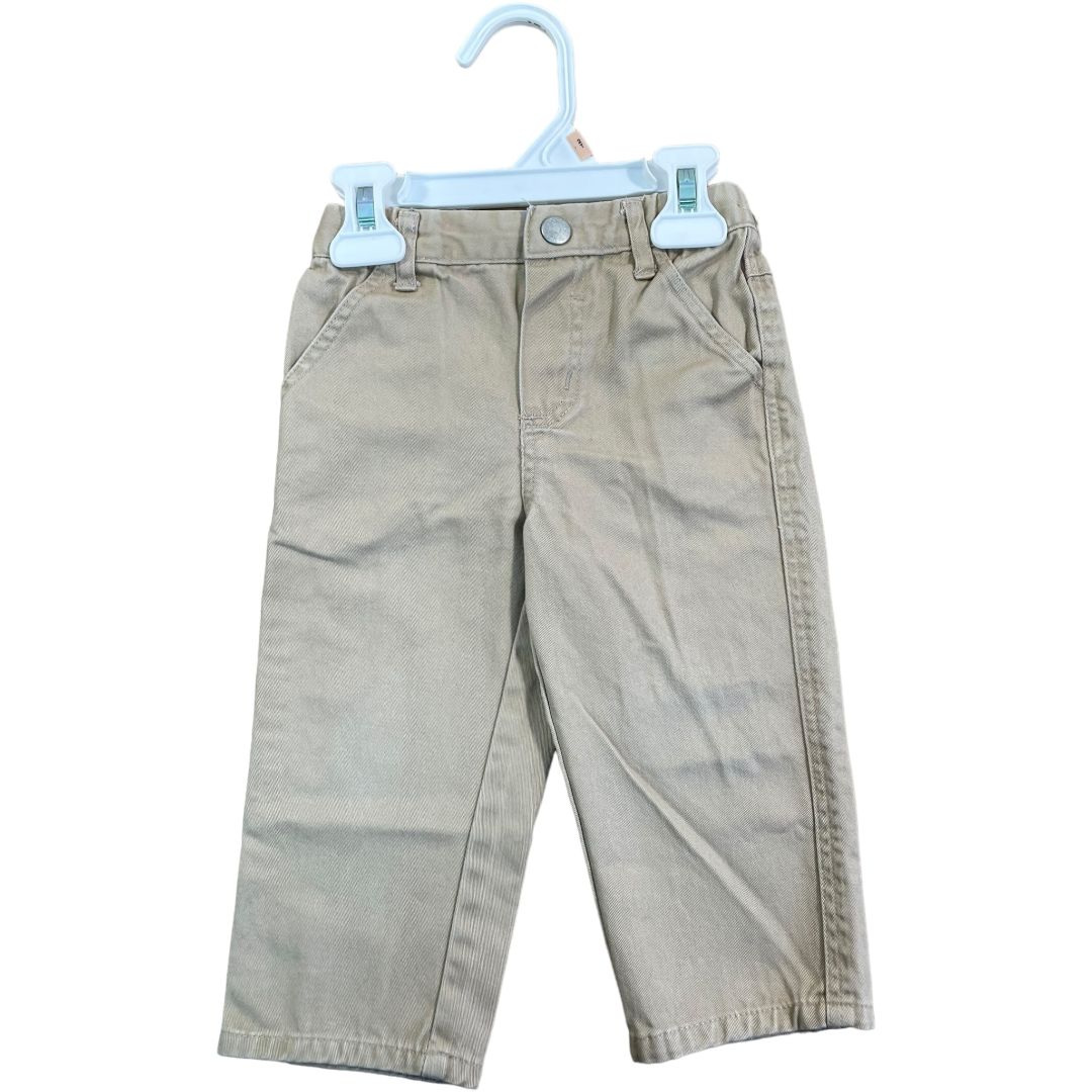 Mini Boden Tan Khaki Pant (12/18M Boys)