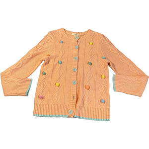 Matilda Jane Peach Pom Pom Cardigan (8 Girls)