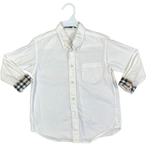 Burberry Cream Button Down Shirt (6/7 Boys)