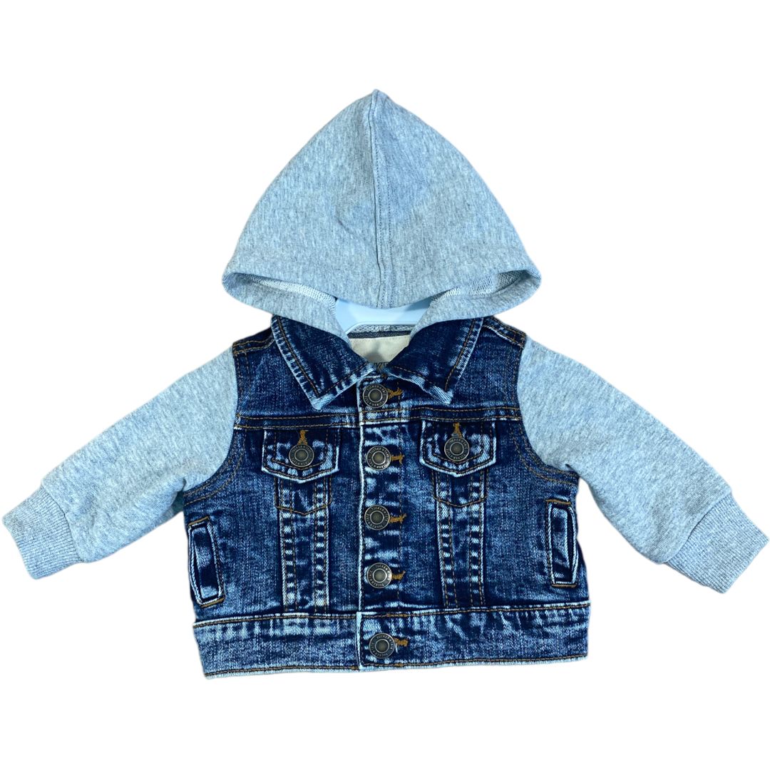 Tucker + Tate Blue Denim & Jersey Jacket (3M Neutral)