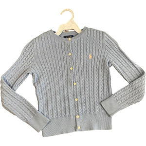 Ralph Lauren Polo Blue Cardigan (7 Girls)