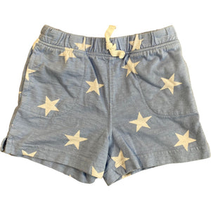 Primary Blue Orgnaic Star Short (18/24M Neutral)