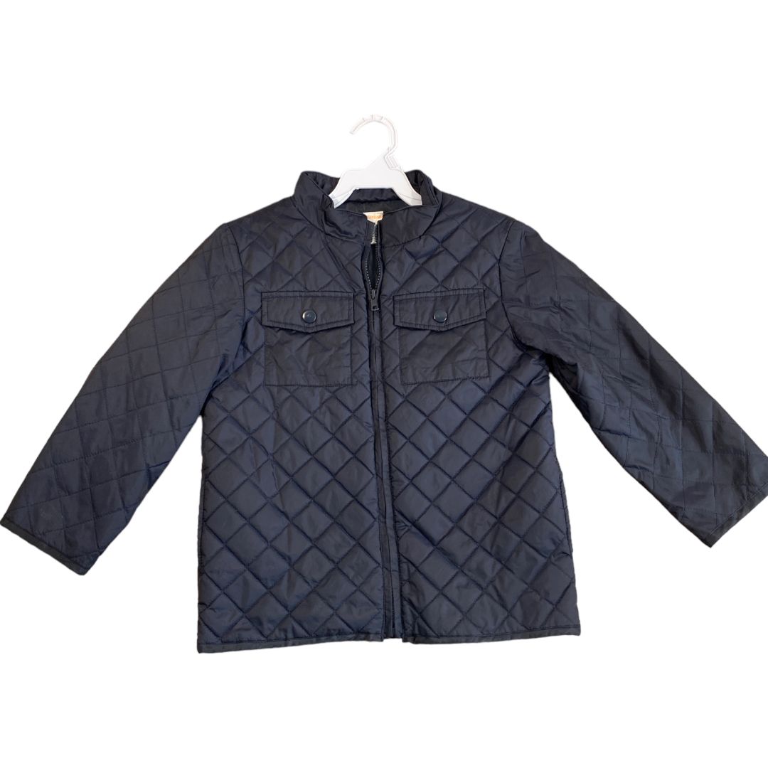 Gymboree Navy Quilted Jacket (5/6 Neutral)