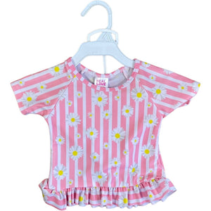 Real Love Pink Daisy Swim Set NWT (12M Girls)