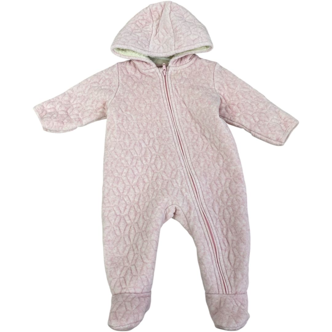 Nordstrom Pink Quilted Bundler (6M Girls)