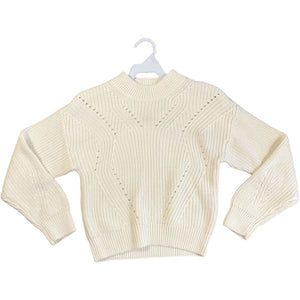 H & M Cream Cable Sweater (8/10 Girls)