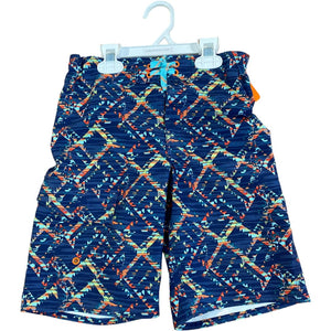 LL Bean Navy Pattern Swim Trunks (8 Boys)