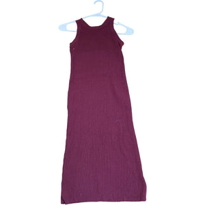 Free Asembly Maroon Ribbed Dress (10/12 Girls)