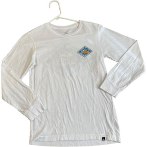 Quicksilver White Long Sleeve Tee (10/12 Boys)