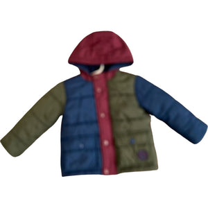 Little Me Navy Puffer Hooded Coat (18M Boys)