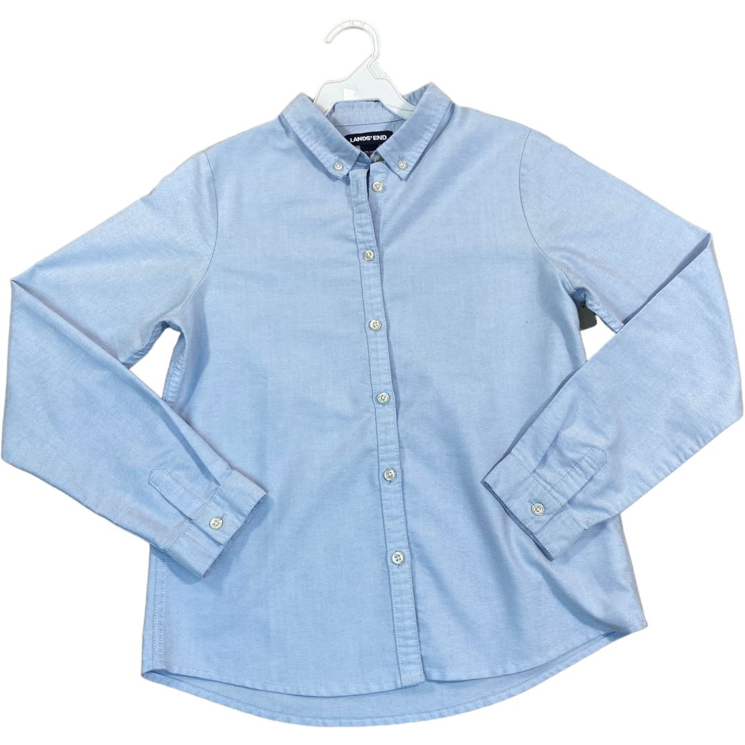 Lands' End Blue Uniform Button Down (14 Neutral)