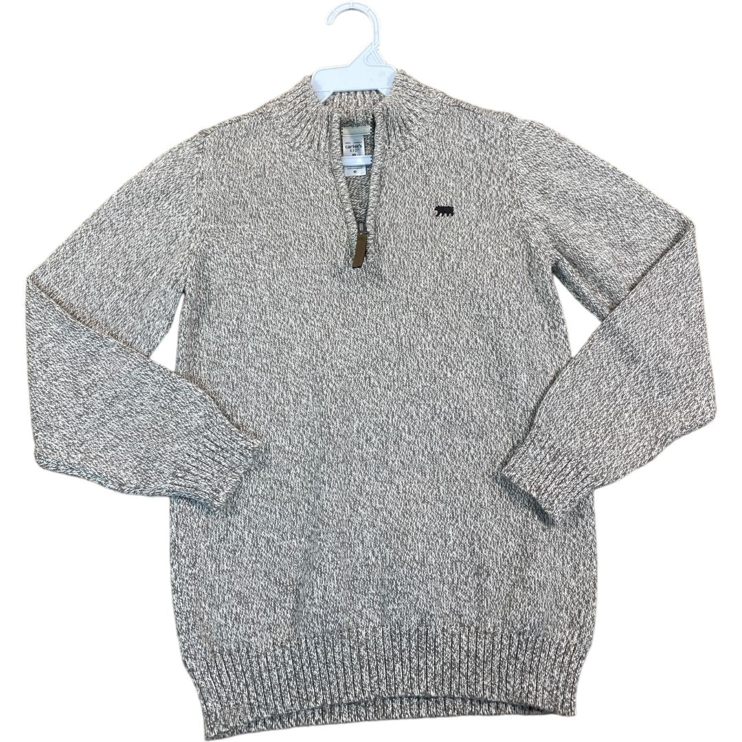 Carter's Cream 1/4 Zip Sweater (8 Boys)