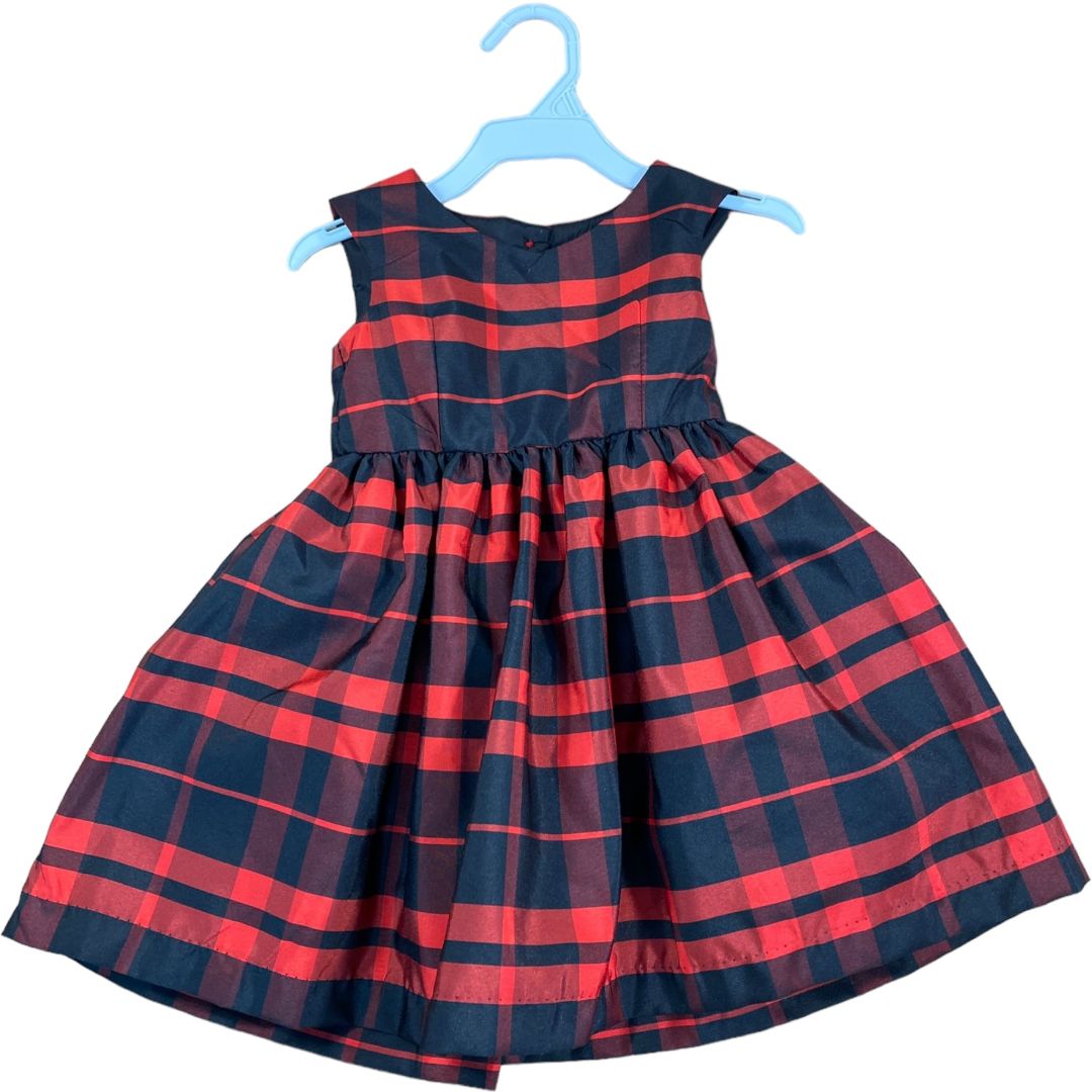 Mia & Mimi Red Plaid Dress (12M Girls)