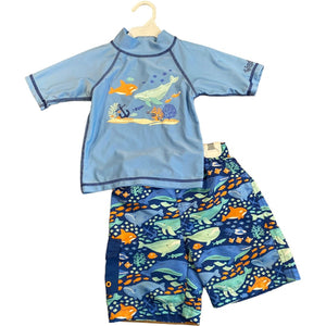 UV Skinz Blue Whale Rash Guard Set (5 Boys)