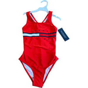 Tommy Hilfiger Red Swimsuit NWT (8/10 Girls)