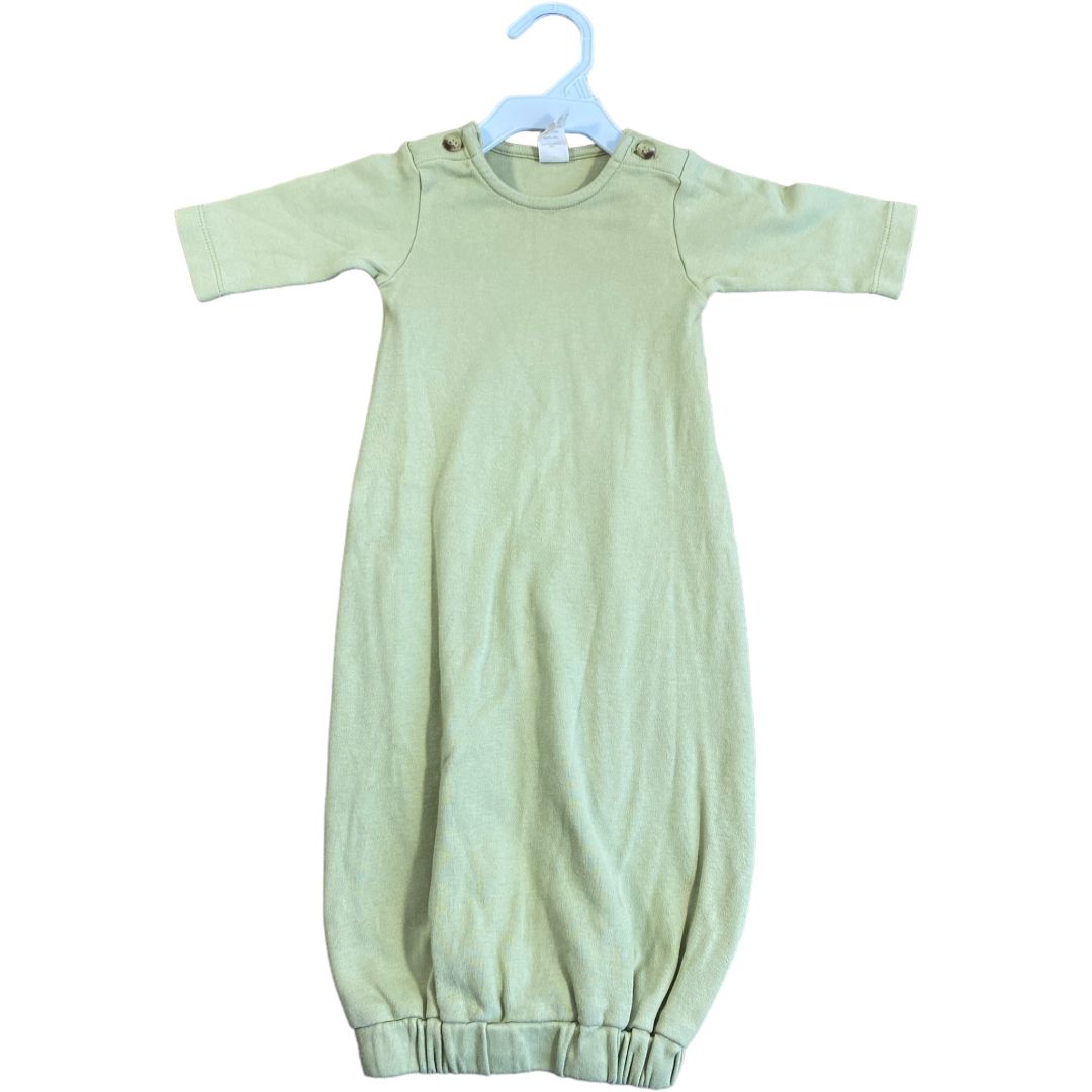 Kate Quinn Green Organic Gown (0/3M Neutral)