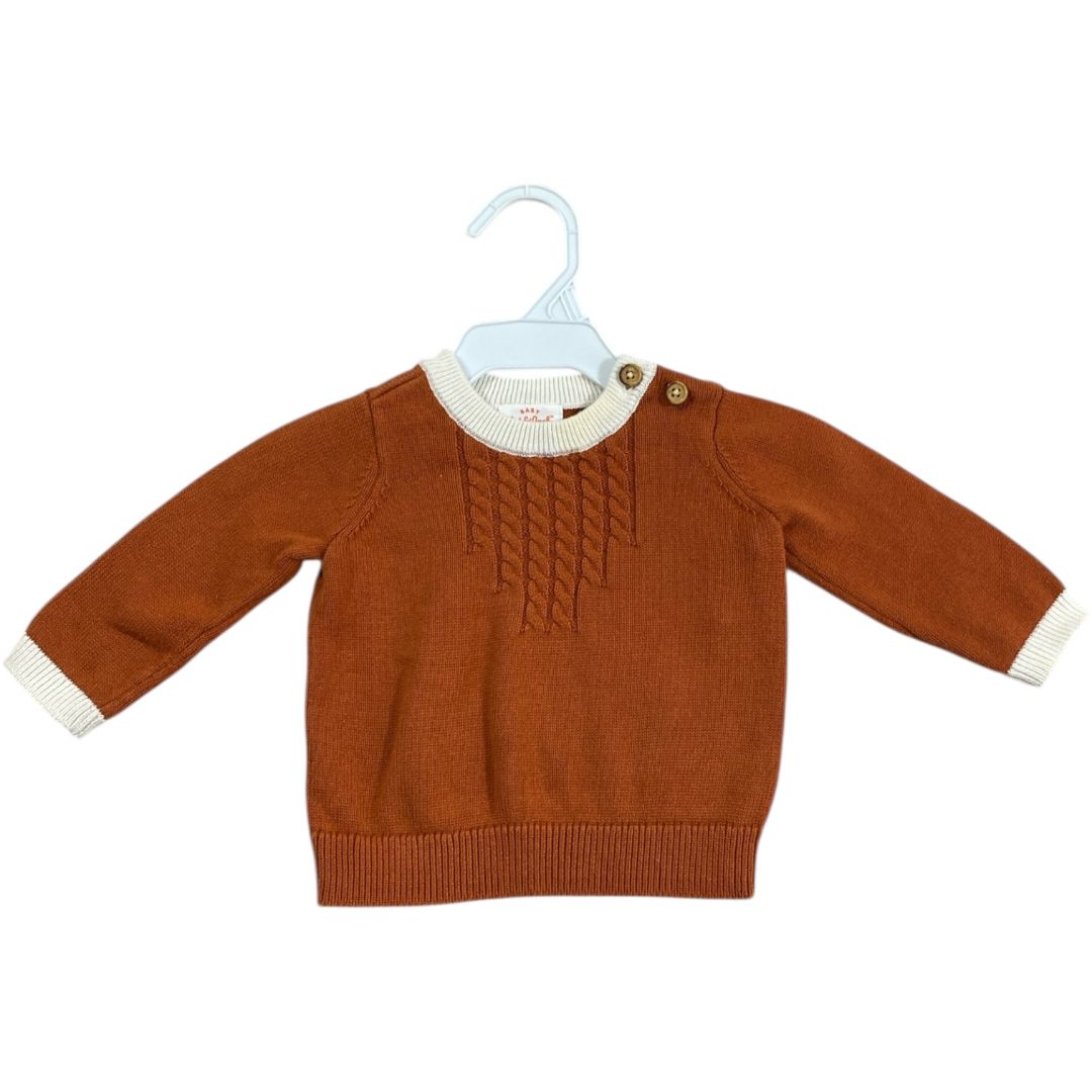 Cat & Jack Rust Sweater (0/3M Neutral)