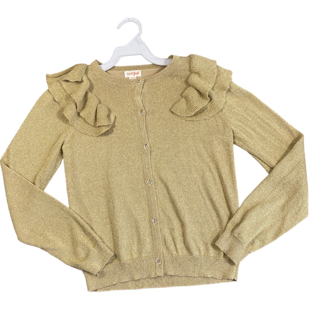 Cat & Jack Gold Cardigan (10/12 Girls)