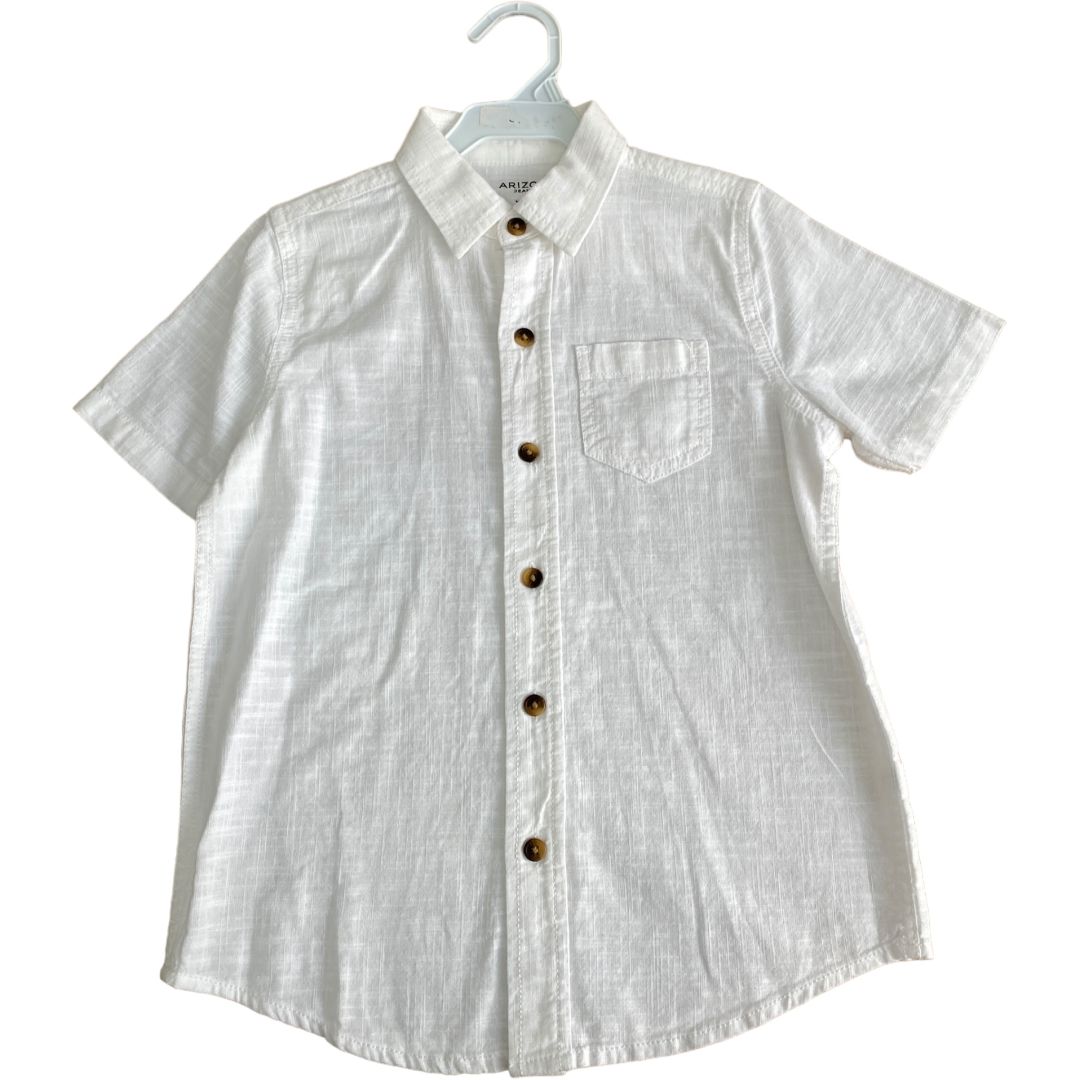 Arizona White Button Down (6/7 Boys)