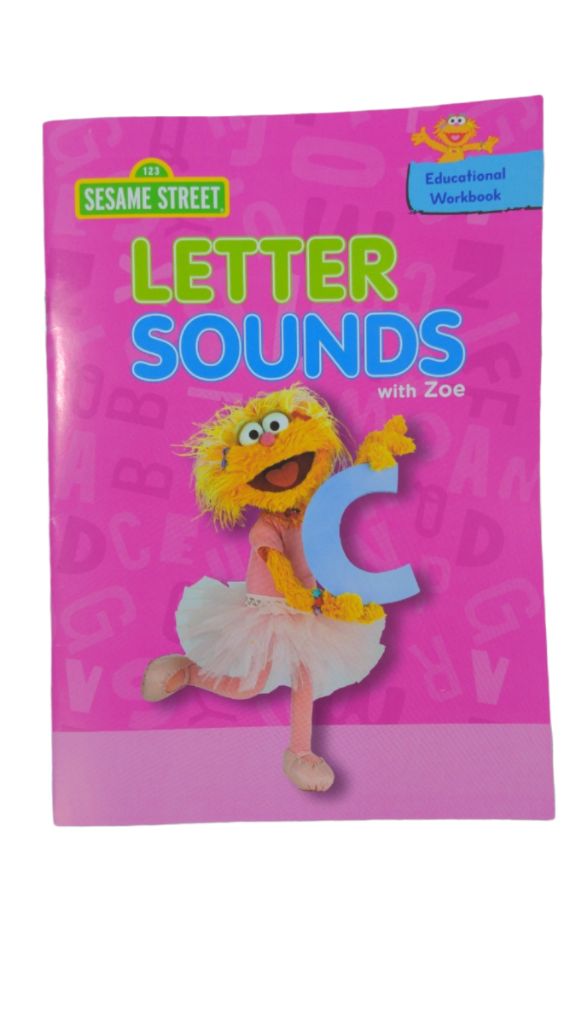 Sesame Street  Educational Workbook Letter Sounds with Zoe