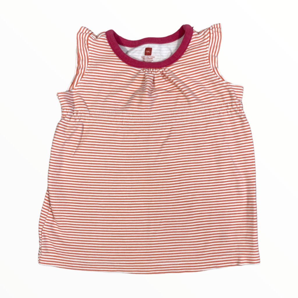 Tea Pink Stripe Dress (6/12M Girls)