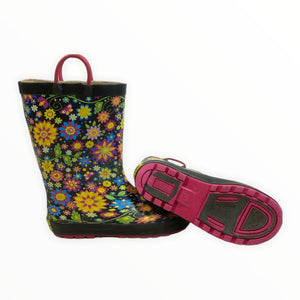 Western Chief  Floral Rain Boots (Size 1Y)