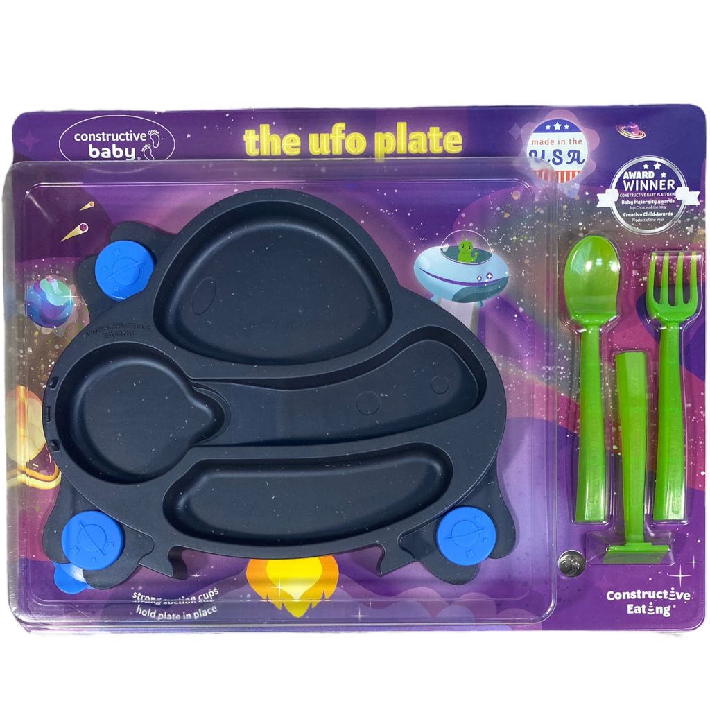 Constructive Eating  UFO Training Plate