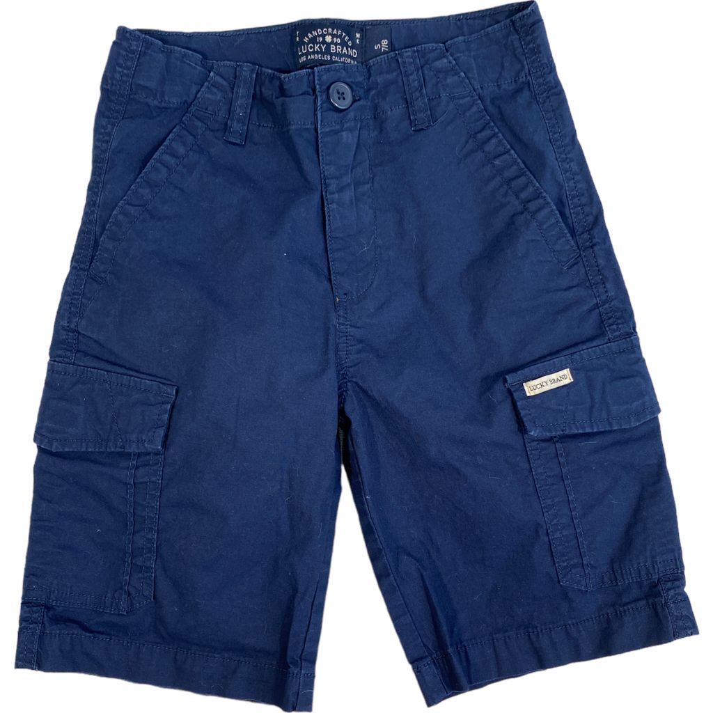 Lucky Brand Navy Cargo Shorts (7/8 Boys)